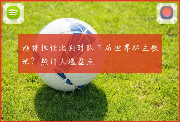 谁将担任比利时队下届世界杯主教练？热门人选盘点